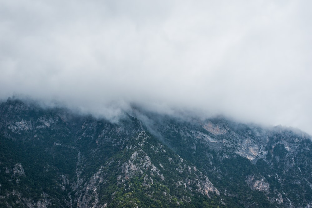 grass covered mountains under white cloudy sky