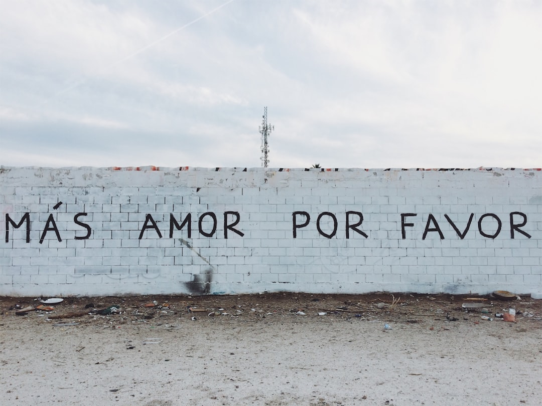 gray concrete brick wall, Mexicali wall