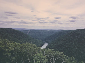 cloudy sky in the mountains