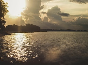 Cinematic still capturing a dramatic sunset silhouette from a key scene.