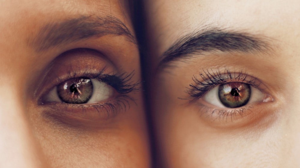 les yeux de la personne