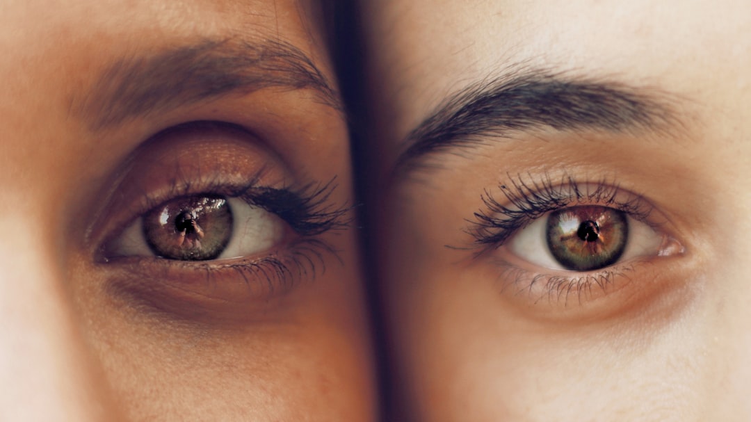 person's eyes