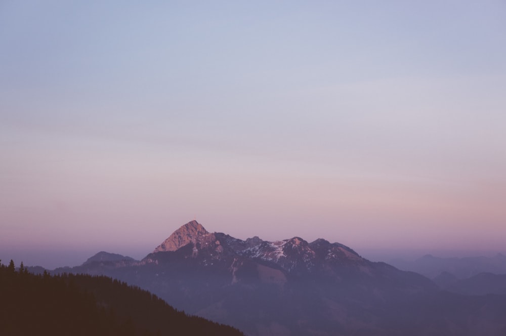 landscape photography of mountain alps