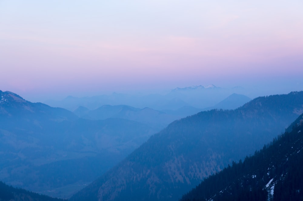 aerial photo of mountains during daytime