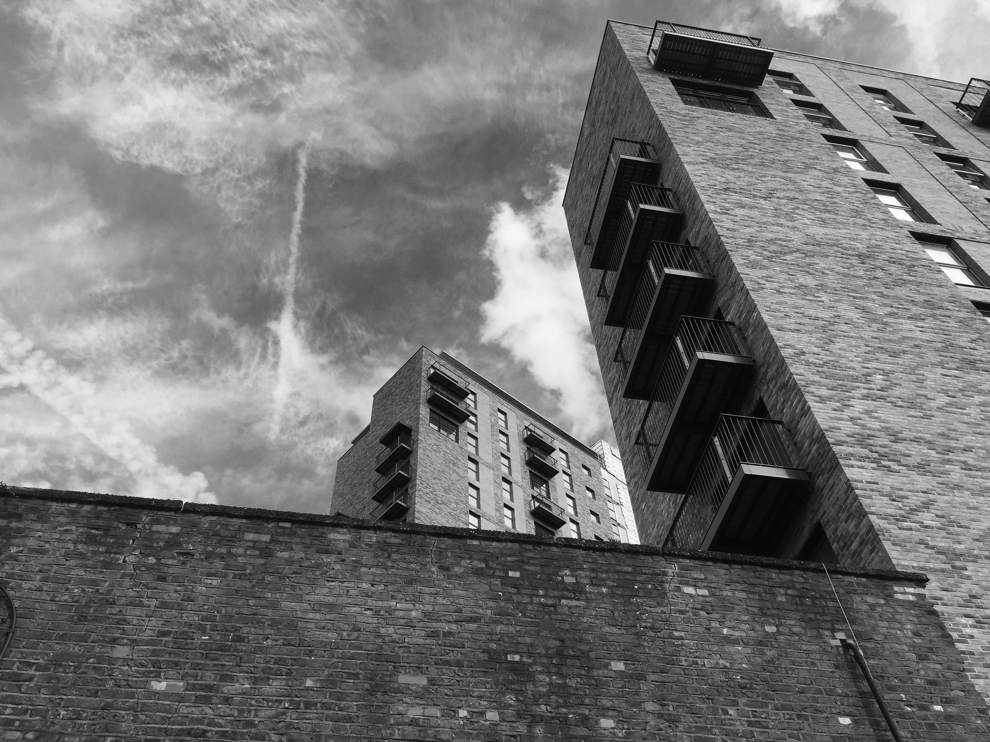 low angle photography of building