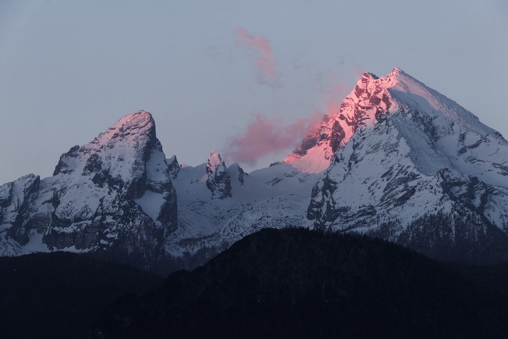 snow covered mountain