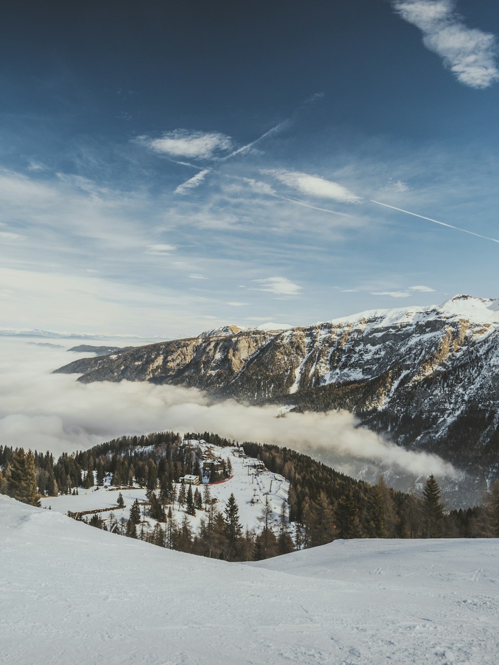 snowy mountain