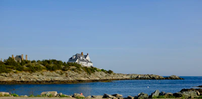 Tranquil natural surroundings with a view of the sea from the Mila House garden