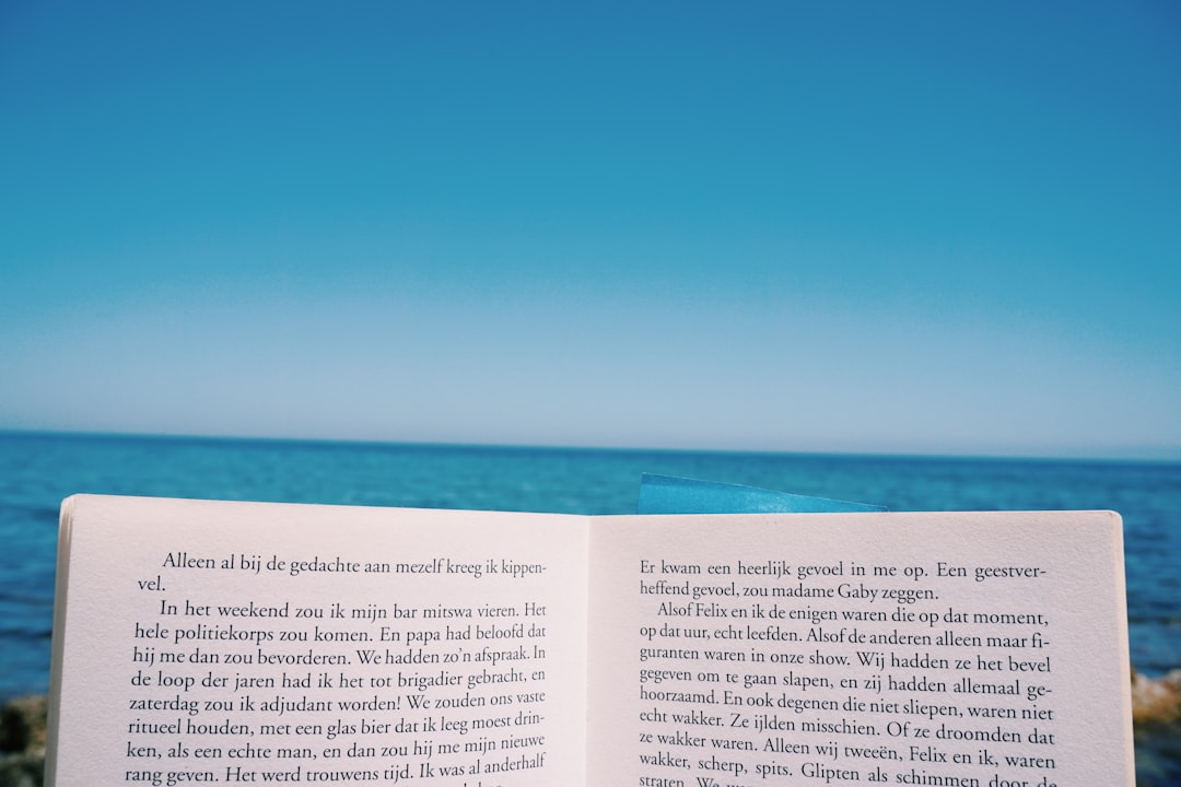 opened book, read