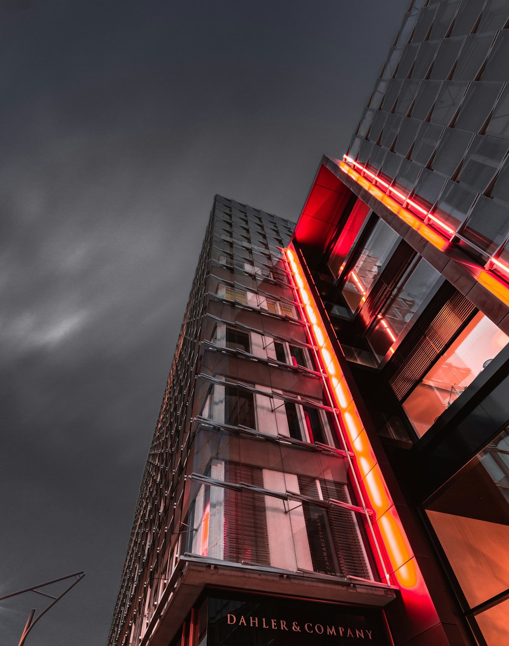 low angle photo of buildings