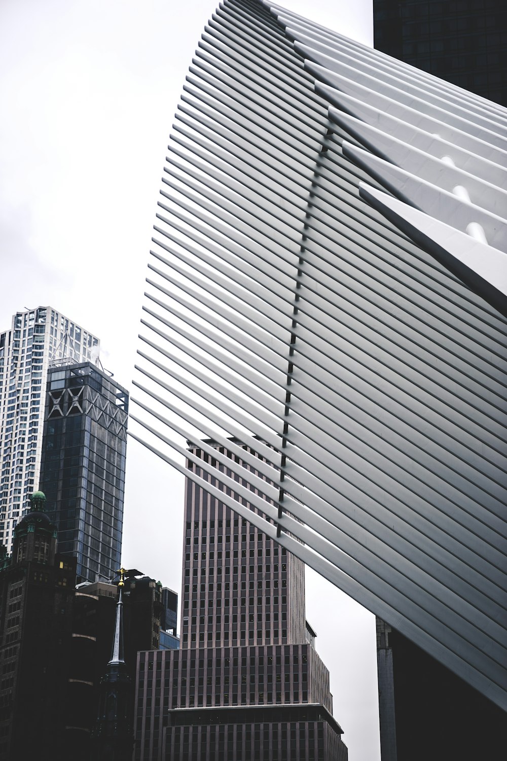 clear glass building