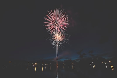 fireworks display at night sky firework google meet background