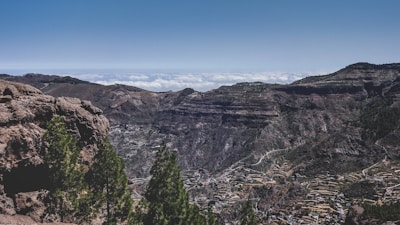 A panoramic shot of the lush pine forests surrounding the Sierra Tarahumara