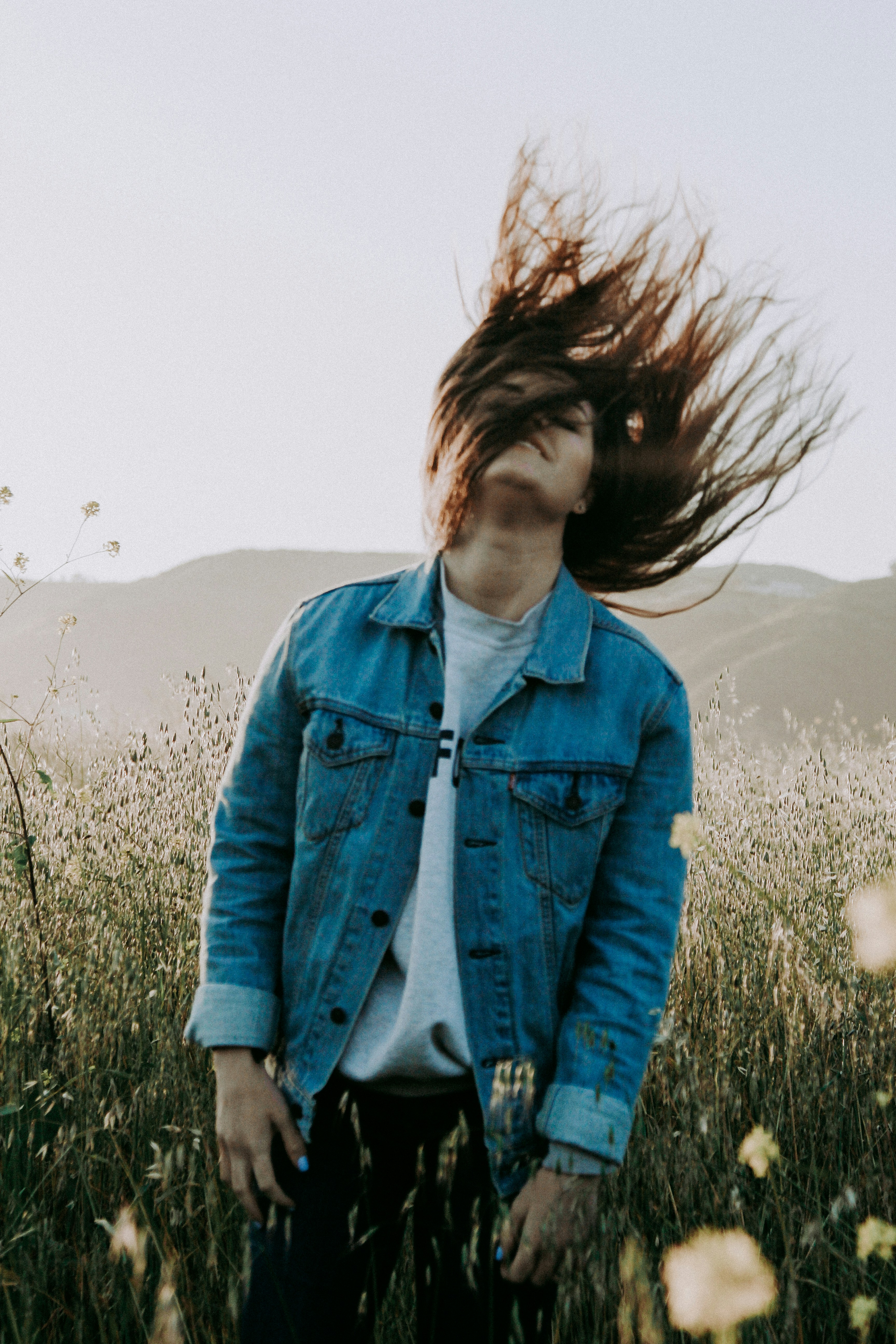woman standing on garden