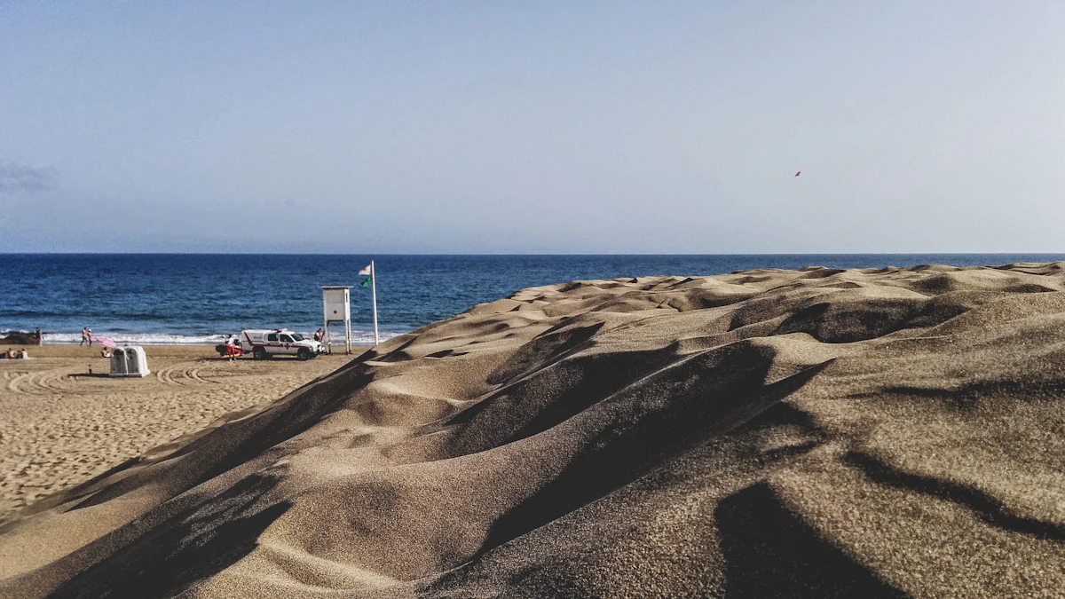 Beach at Playa del Ingles, Gran Canaria