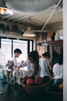 A well-equipped kitchen for shared meals and gatherings.
