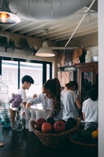 A well-equipped kitchen for shared meals and gatherings.