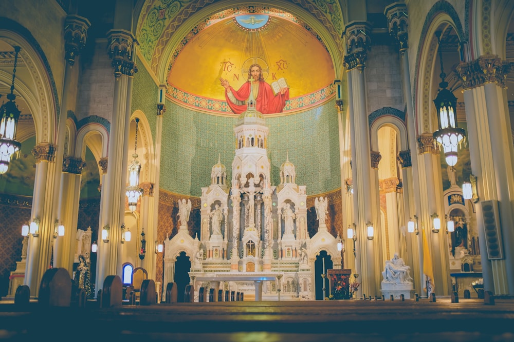 inside church