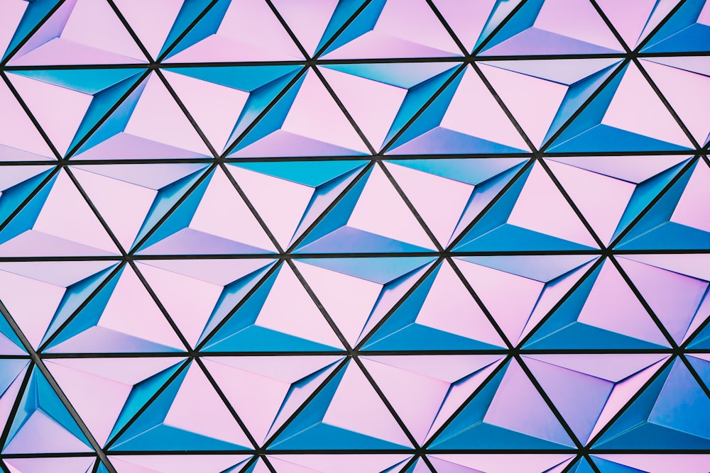 pink and blue digital wallpaper