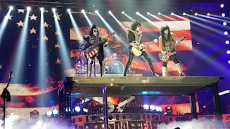 Kiss band on stage