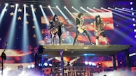 Kiss band on stage