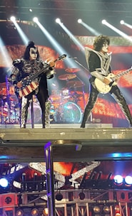 Kiss band on stage