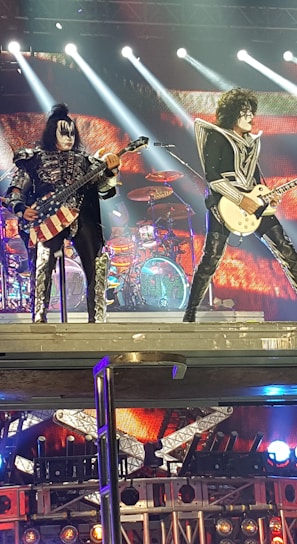 Kiss band on stage