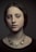 portrait photography of woman in black top