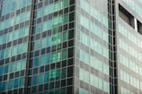 Close-up of architectural details on a contemporary office building.