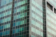 Exterior view of a contemporary law office building with glass facade.