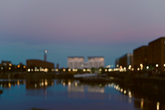 bokeh photography of citylights in Liverpool United Kingdom