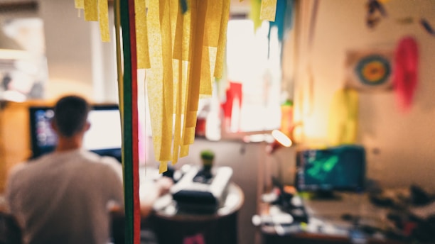 A serene workspace promoting work-life balance.