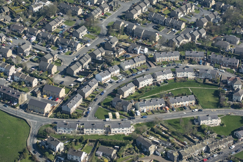 aerial photography of buildings at daytime