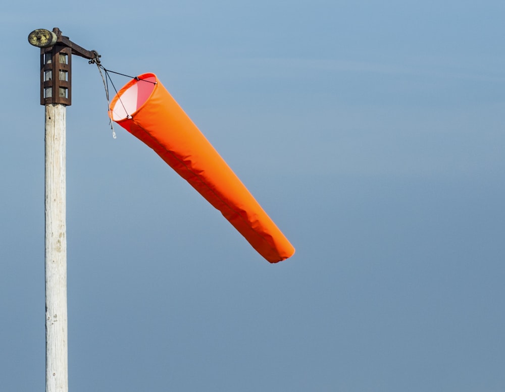 orange fabric wind tunnel