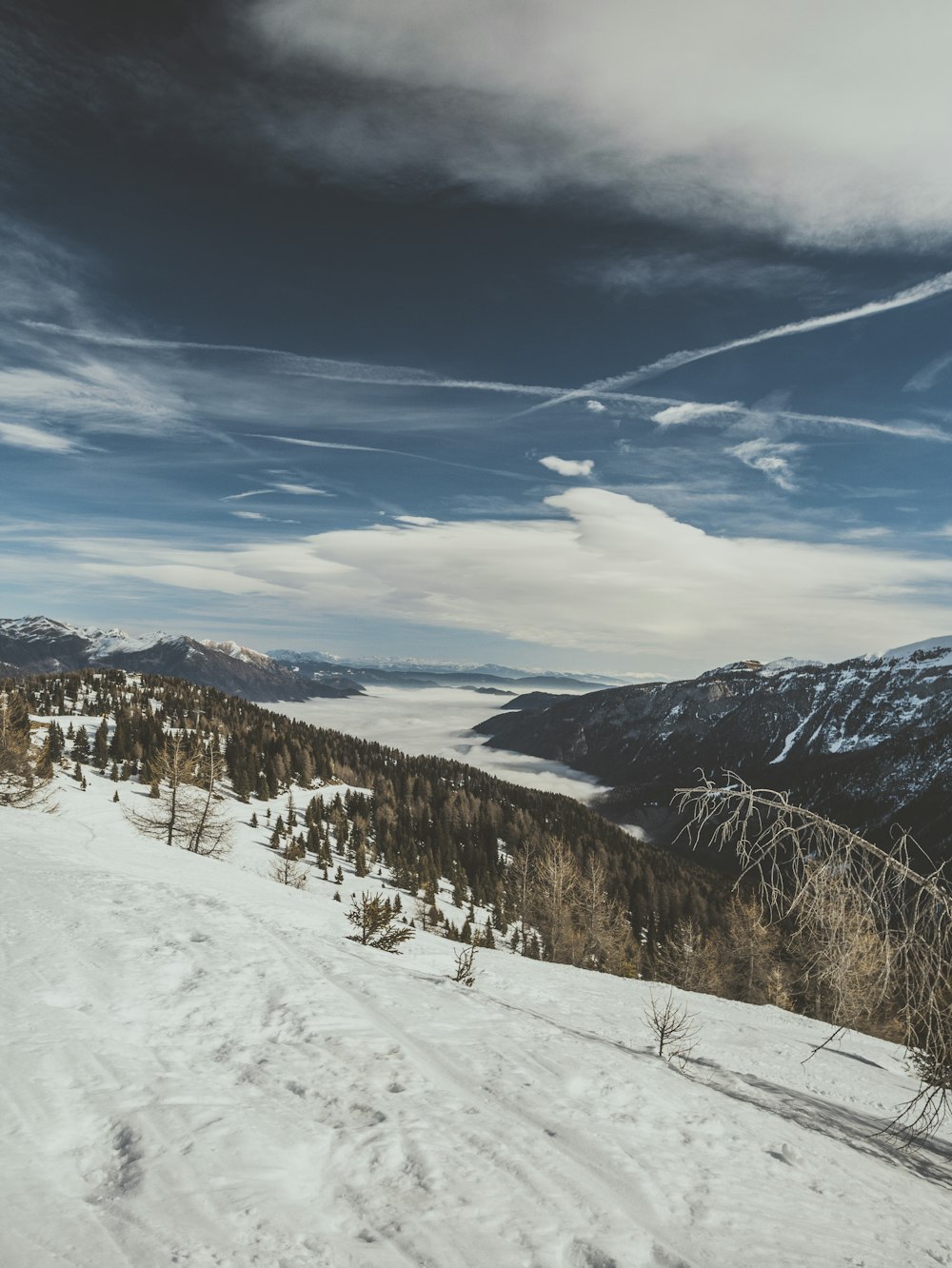 photo of mountain covered with snow