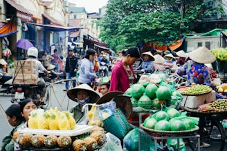 marché dynamique au Vietnam