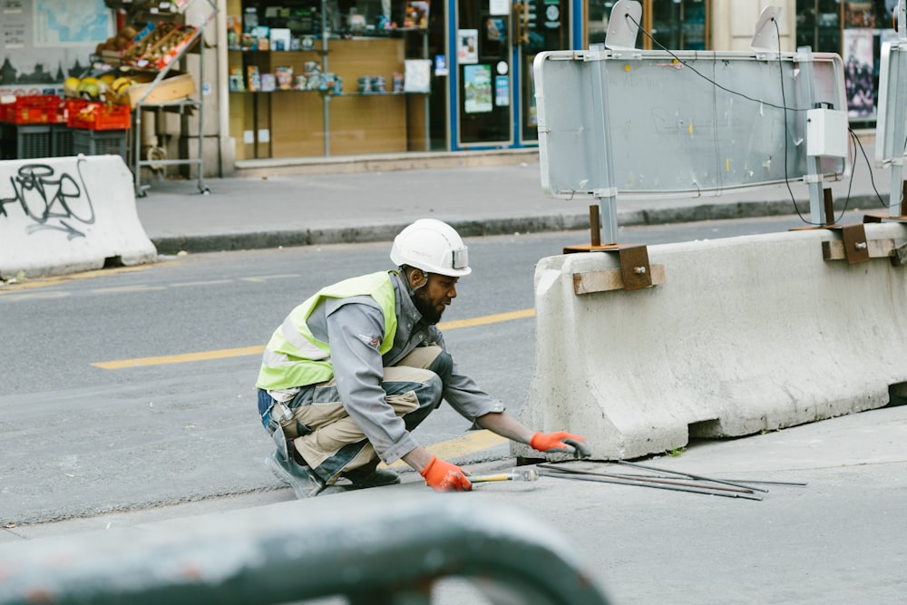 A city worker.