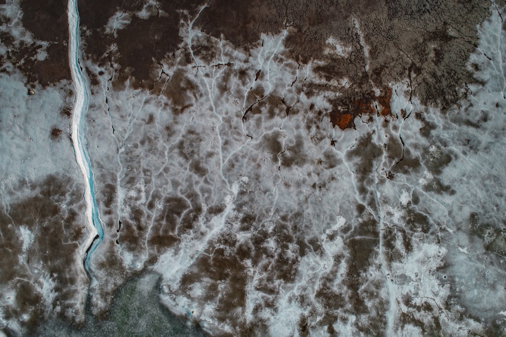 aerial photography of land near river at daytime