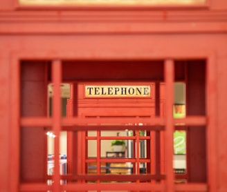 red Telephone booth