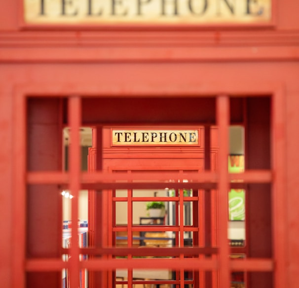 red Telephone booth