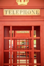 red Telephone booth