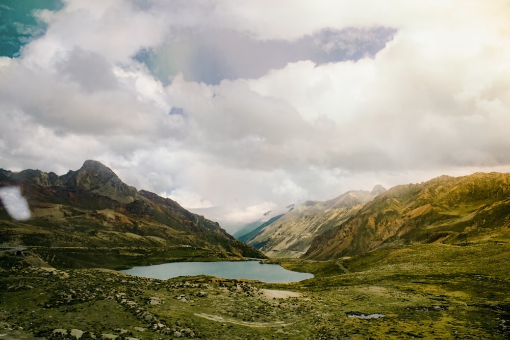 landscape photography of mountain