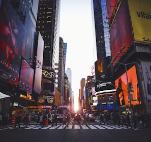 Time Square, New York during daytime