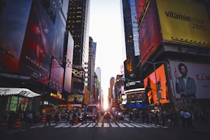 Time Square, New York during daytime