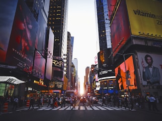 Time Square, New York during daytime