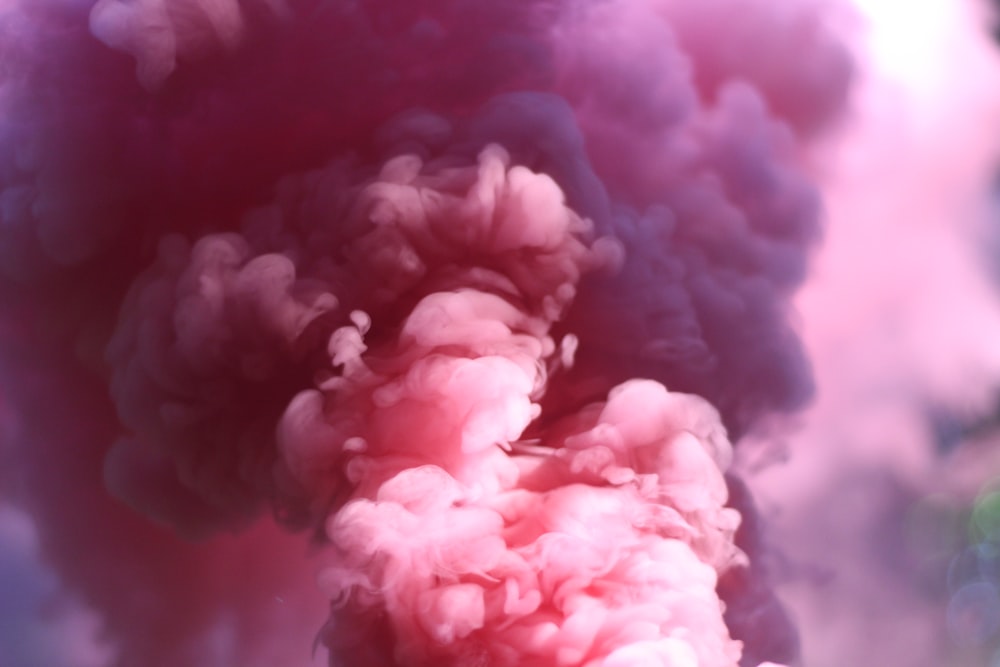 fumaça rosa