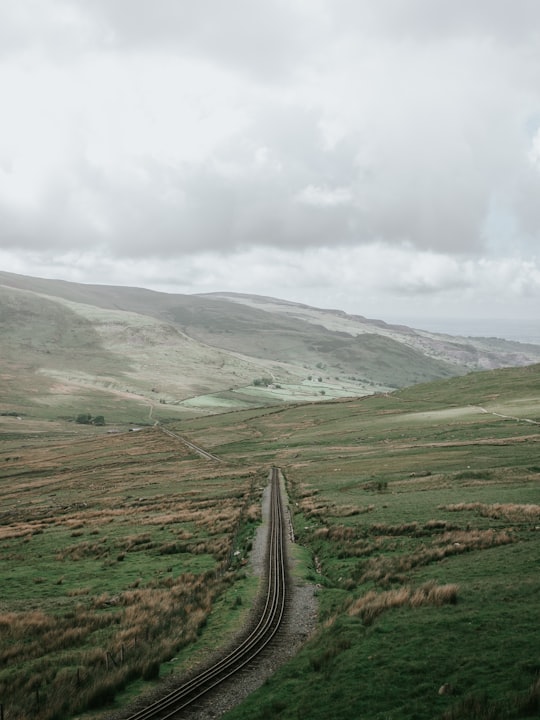landscape photo of railway in Snowdon United Kingdom