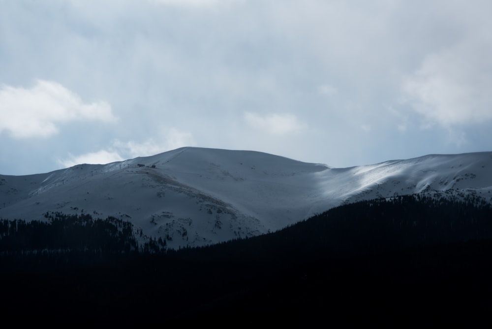 snow covered mountain