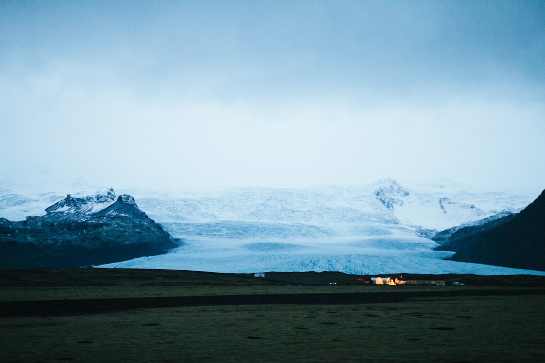 landscape photography of ice mountain