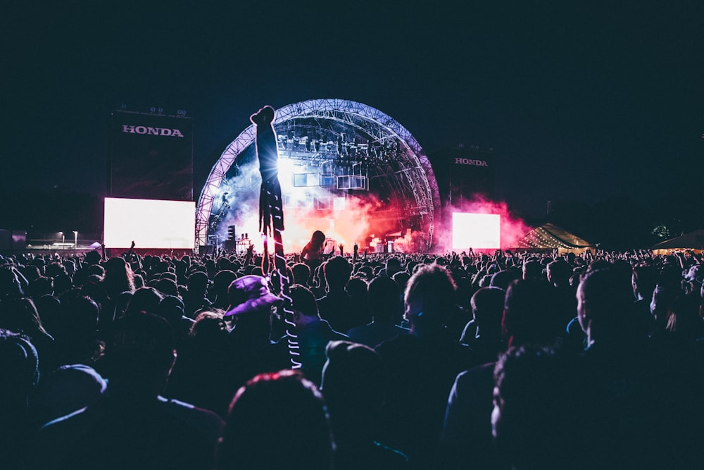 photo of crowd of people in a concert